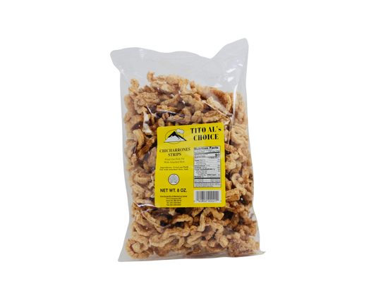 Tito Al's Chicharones Strips Regular Flavor 8oz