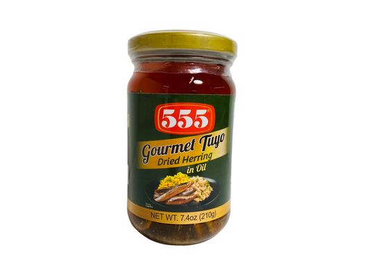 555 Gourmet Tuyo Dried Herring In Oil 210g