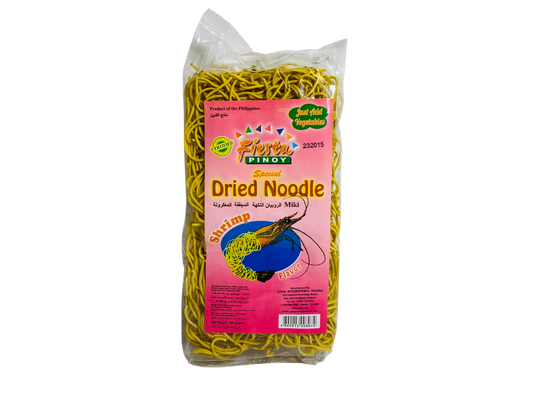 Fiesta Pinoy Miki Dried Noodle Shrimp Flavor 250g