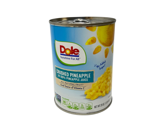 Dole Crushed Pineapple In Heavy Syrup 567g