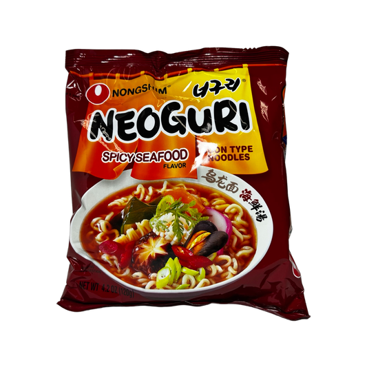 Nongshim Neoguri Spicy Seafood Flavor Udon type Noodles 120g