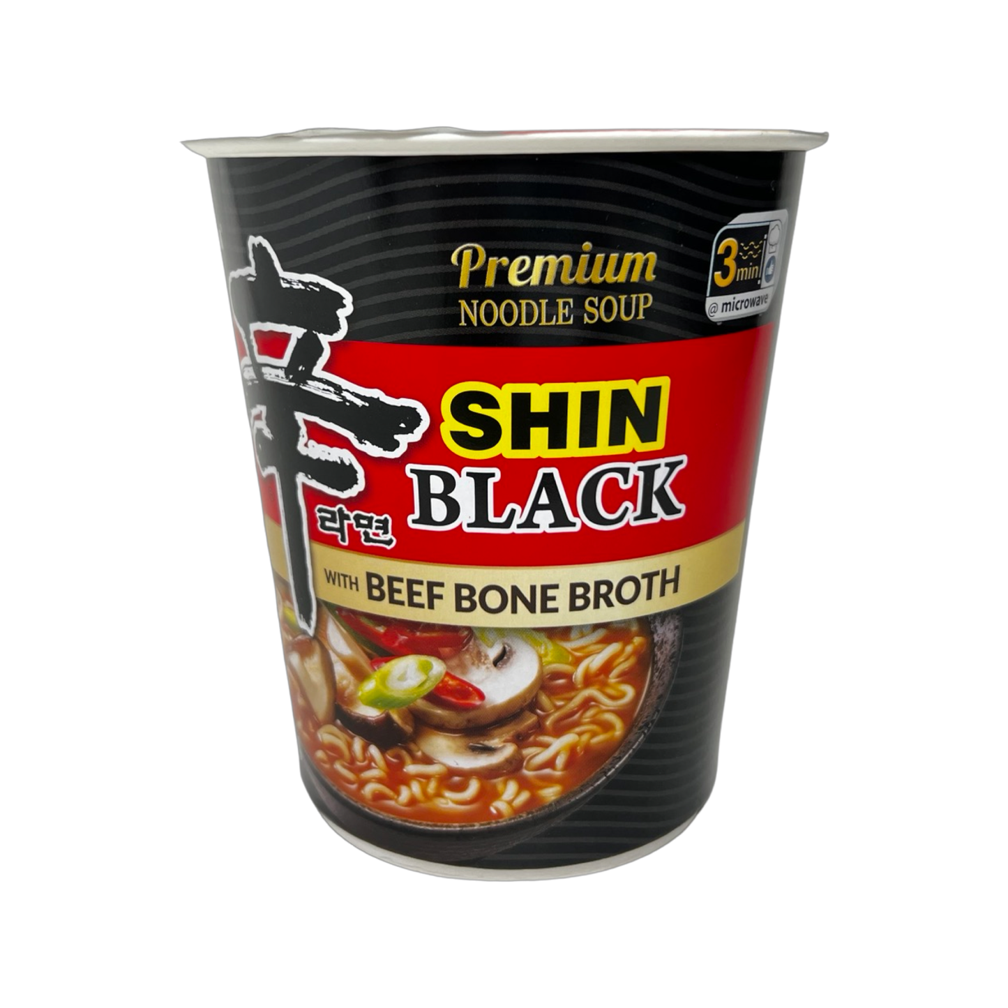 Nongshim Shin Black with Beef Bone Broth Noodle Soup Cup 101g