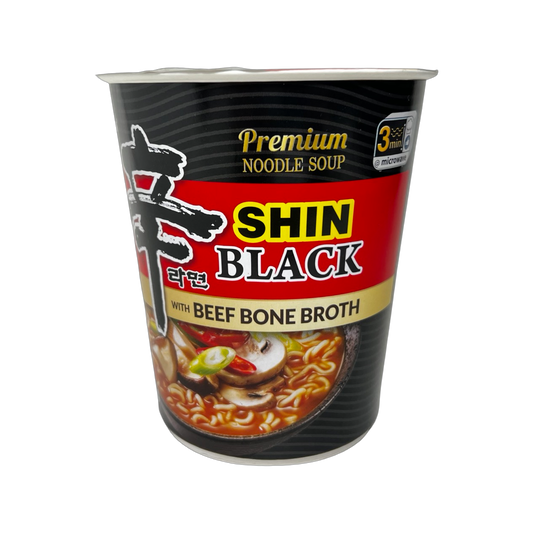 Nongshim Shin Black with Beef Bone Broth Noodle Soup Cup 101g