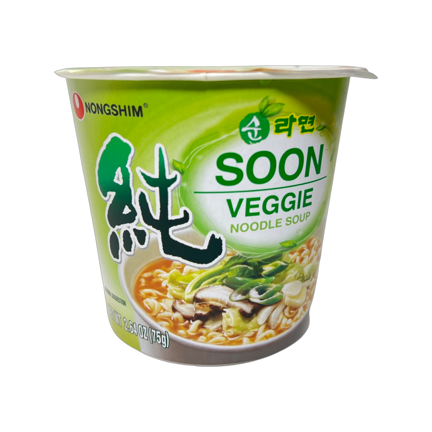 Nongshim Soon Veggie Noodle Soup Vegan 75g