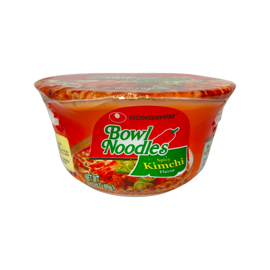 Nongshim Bowl Noodles Spicy Kimchi Flavor Noodles 86g