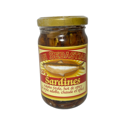 San Sebastian Sardines Adobo Style Hot and Spicy 220g