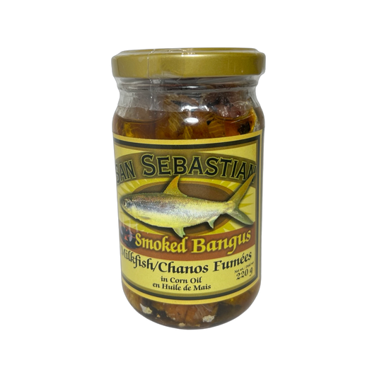 San Sebastian Smoked Bangus Milkfish in Corn Oil 220g