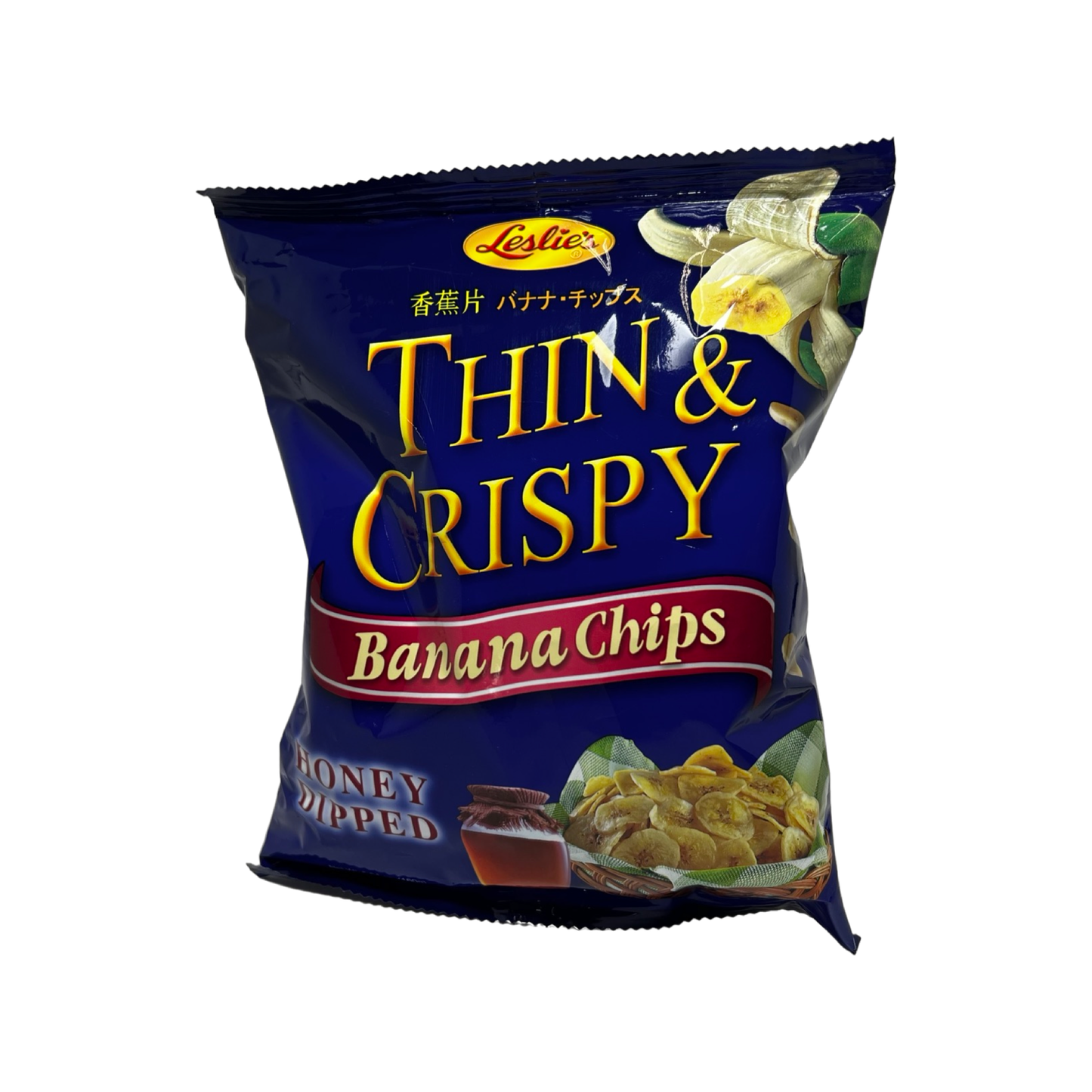 Leslie’s Thin and Crispy Banana Chips Honey Dipped 160g