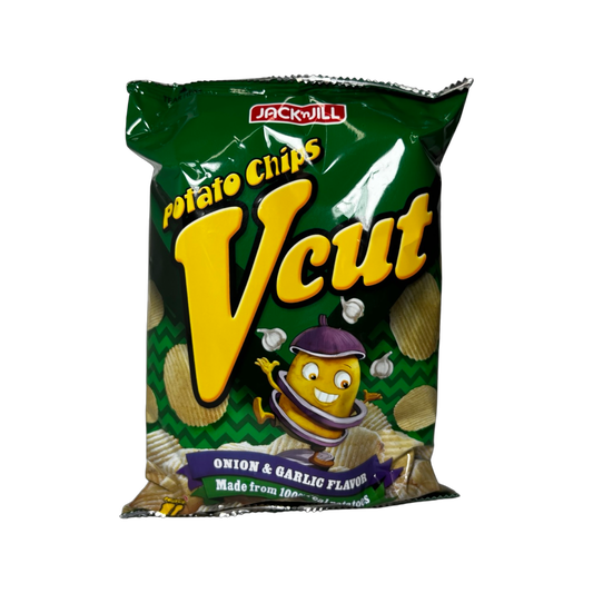 Jack N Jill Potato Chips V Cut Onion and Garlic Flavor 60g