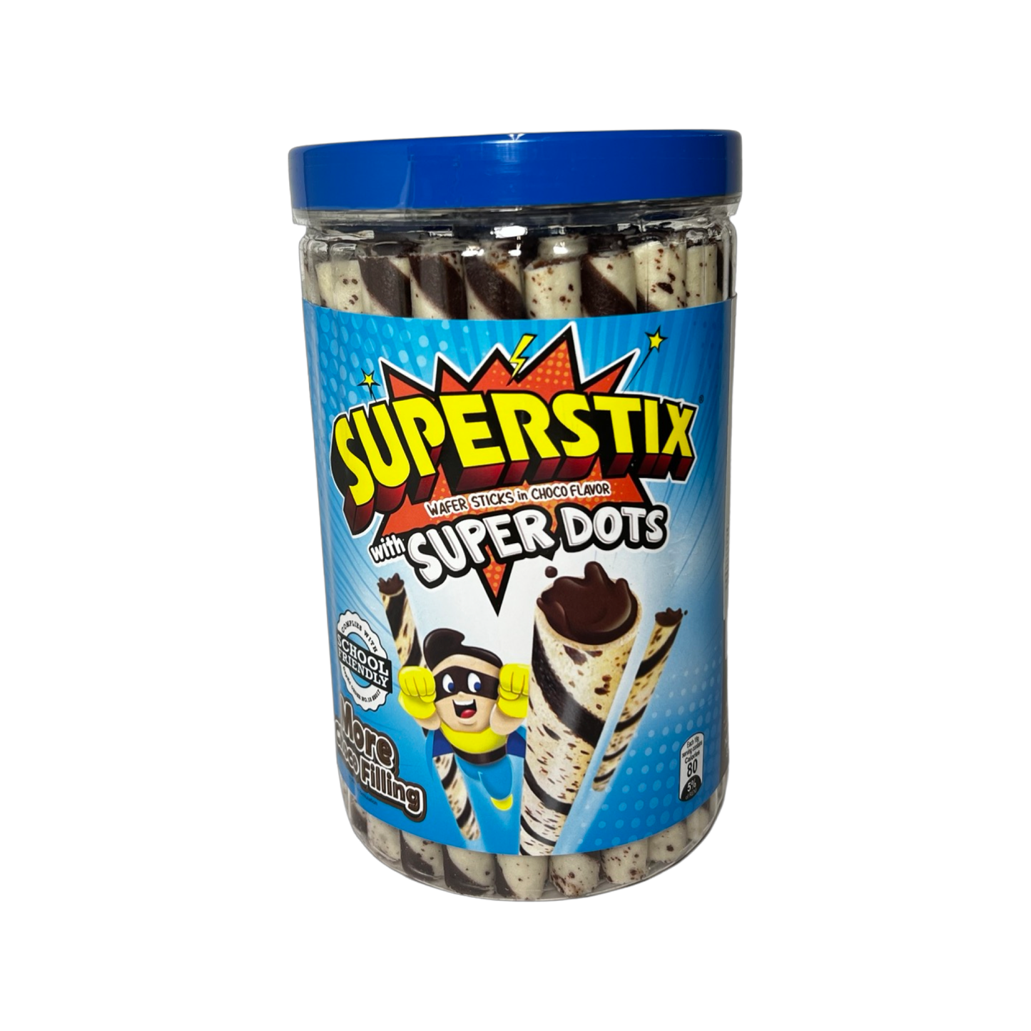 Superstix with Super Dots Wafer Sticks in Choco Flavor 330g