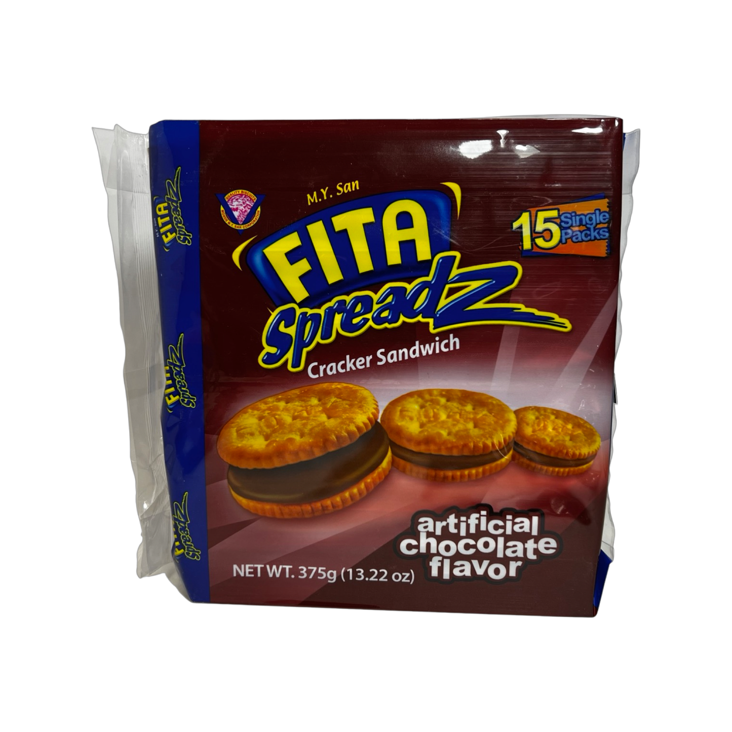 M.Y. San Fita Spreadz Cracker Sandwich Chocolate Flavor 375g