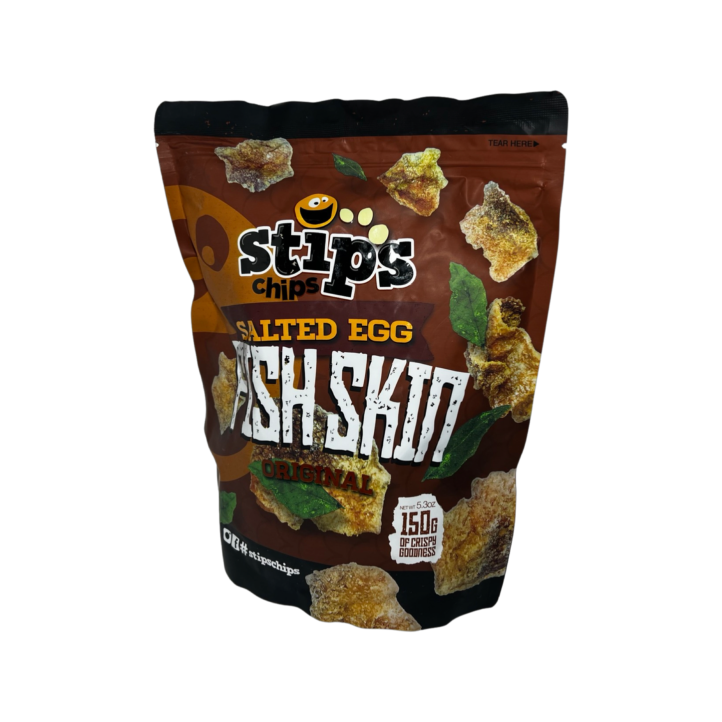 Stips Chips Salted Egg Fish Skin Original 150g