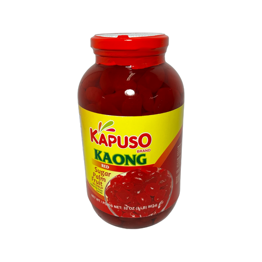 Kapuso Brand Kaong Red Sugar Palm Fruit in Syrup 907g