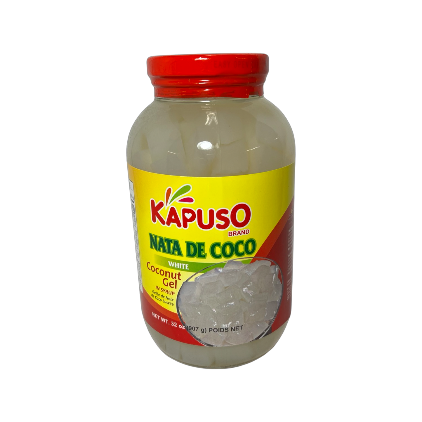 Kapuso Brand Nata de Coco White Coconut Gel in Syrup 907g