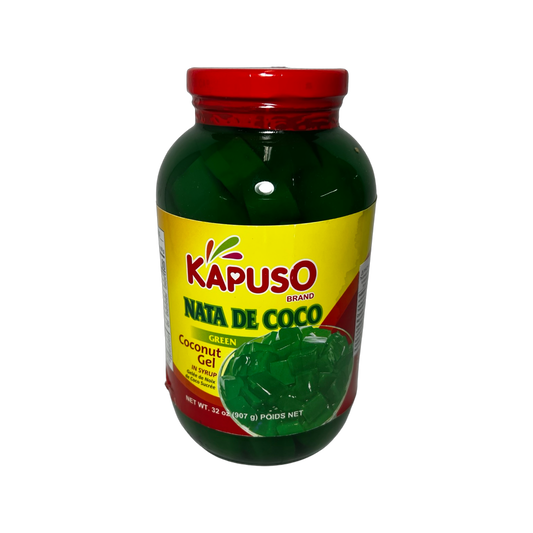 Kapuso Brand Nata De Coco Green Coconut Gel in Syrup 907g