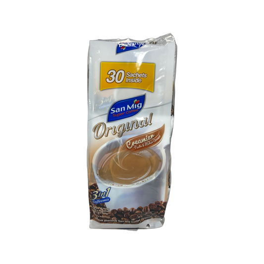 San Mig Super Coffee Original 3in1 Coffee Mix 20g x 30 sachets 600g