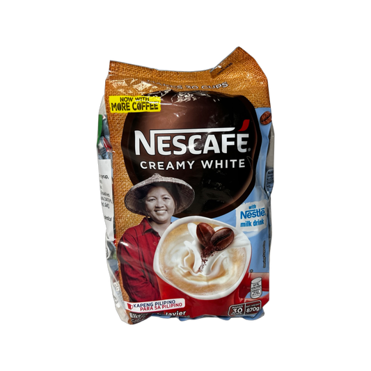 Nescafe Creamy White with Nestle Milk Drink 30 x 29g sachets 870g