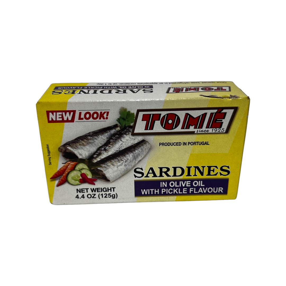 Tome Sardines in Olive Oil with Pickle Flavor 125g