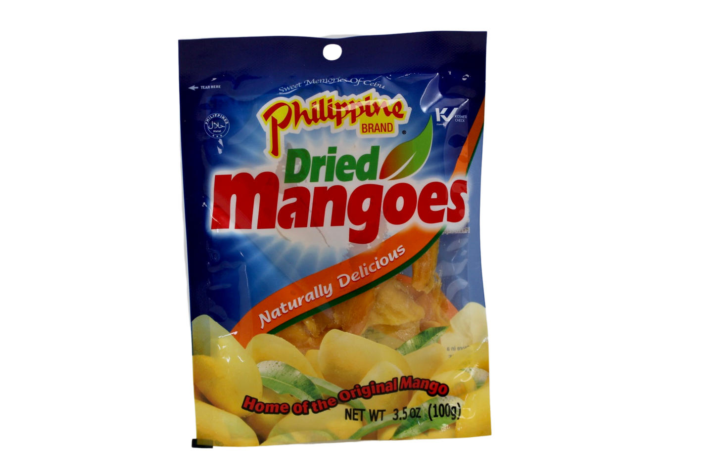 Philippine Brand Dried Mangoes (Naturally Delicious) 100g