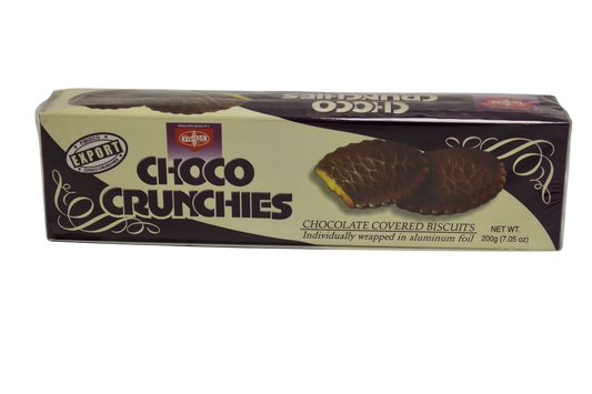 Fibisco Choco Crunchies Chocolate Covered Biscuits 200g