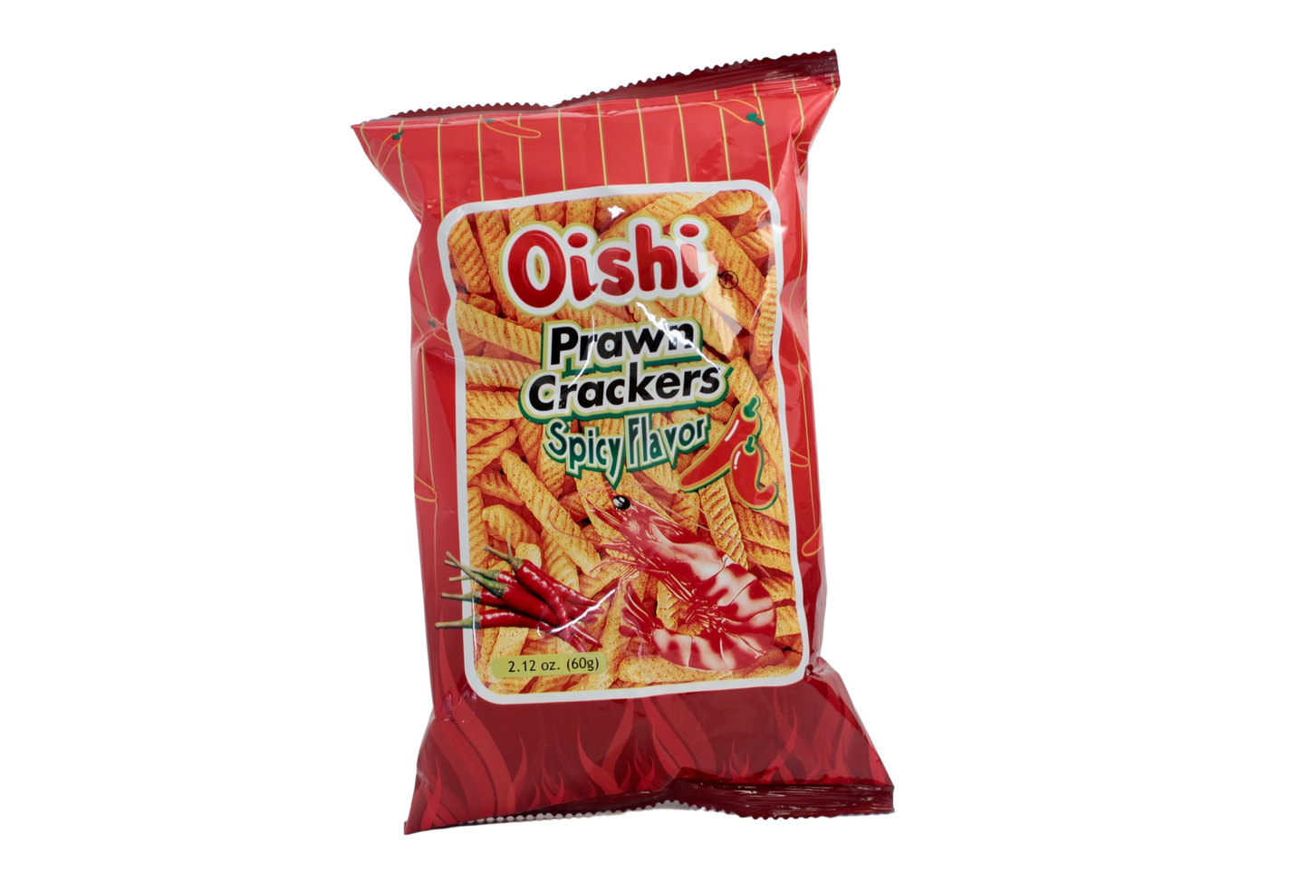 Oishi Prawn Crackers Spicy Flavor 60g