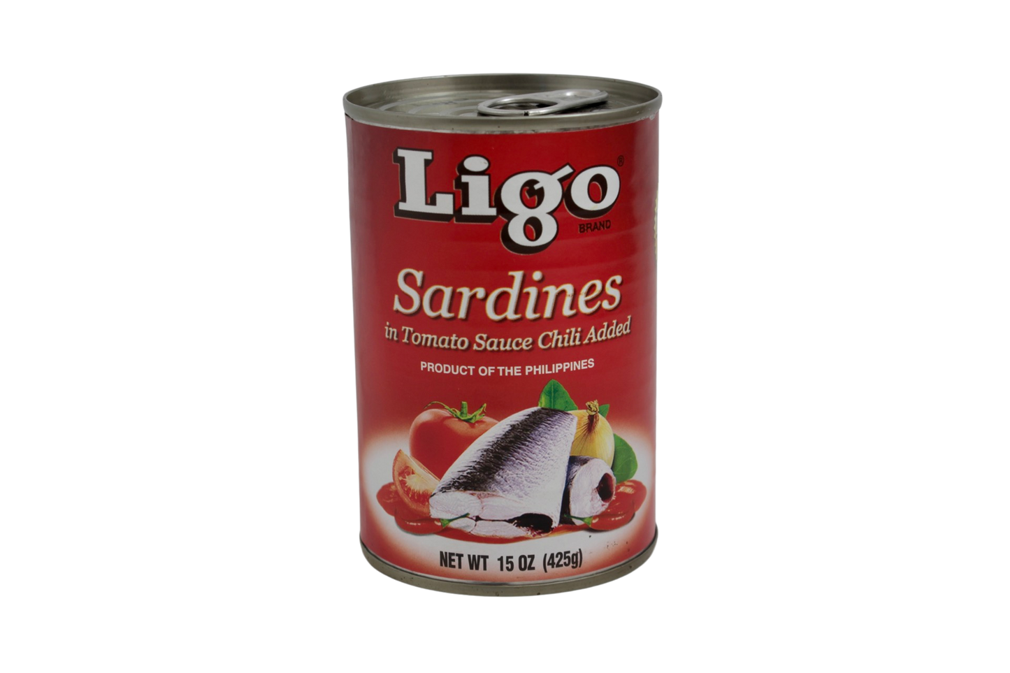 Ligo Sardines in Tomato Sauce Chili Added (Red) 425g