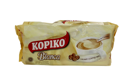 Kopiko Blanca Creamy Coffee Mix 30pk 900g