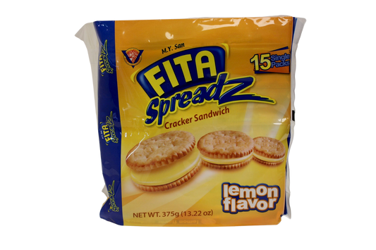 M.Y. San Fita Spreadz Cracker Sandwich Lemon Flavor 375g