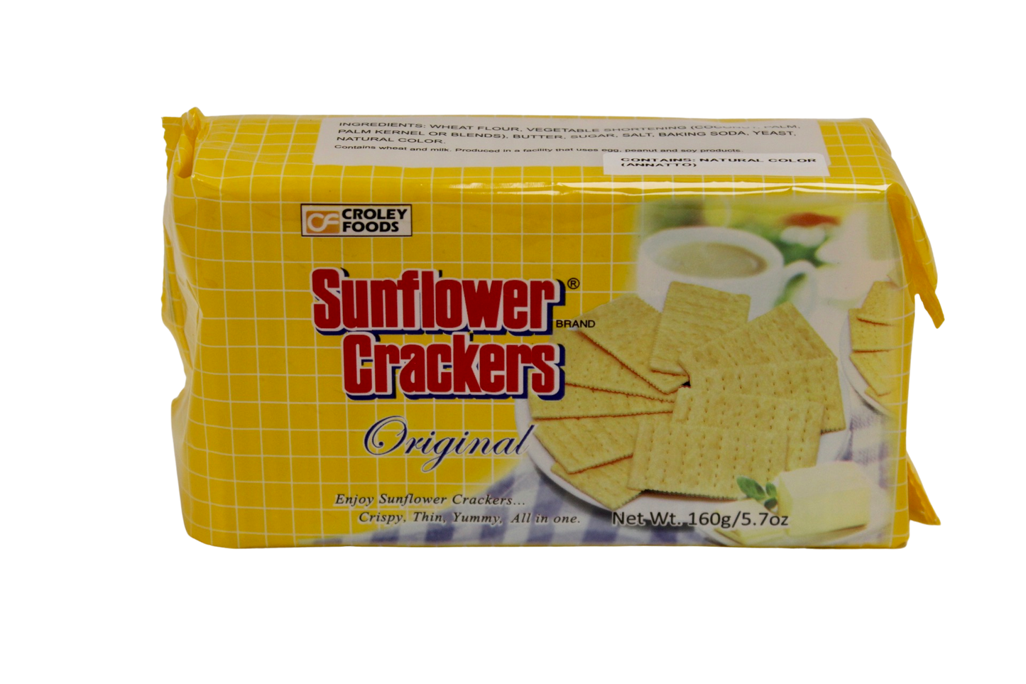 Croley Foods Sunflower Crackers Original 160g