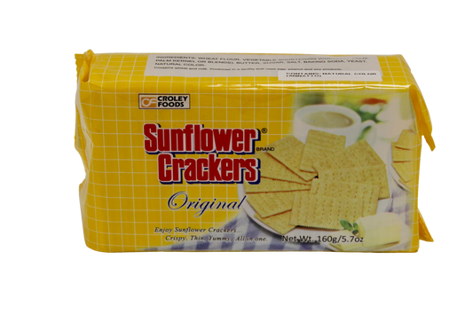 Croley Foods Sunflower Crackers Original 160g