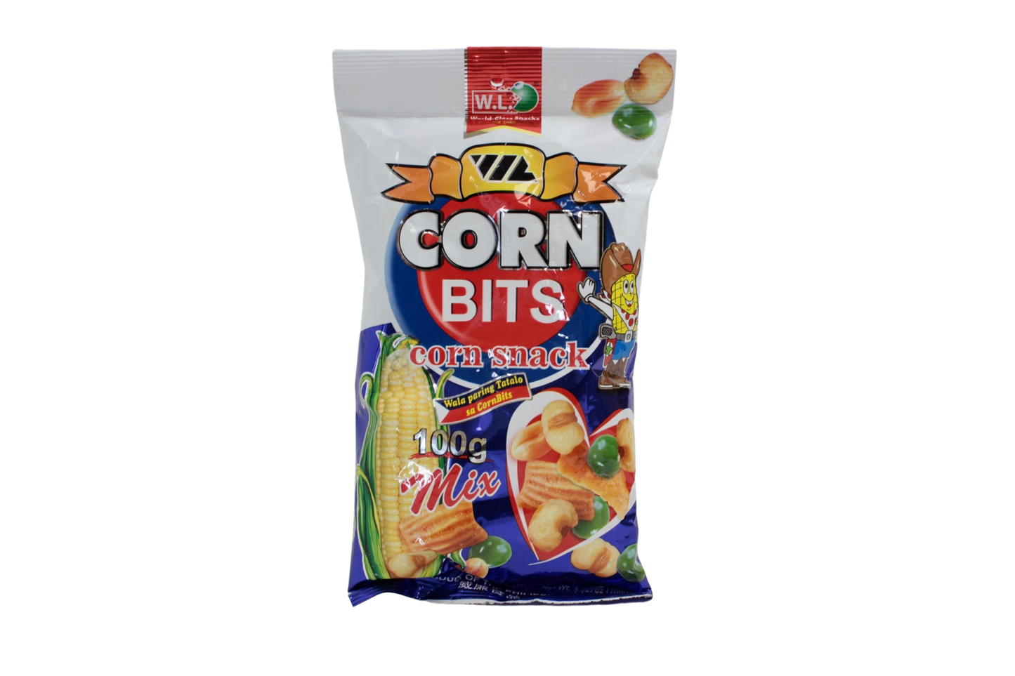 WL Foods Corn Bits Corn Snack 100g