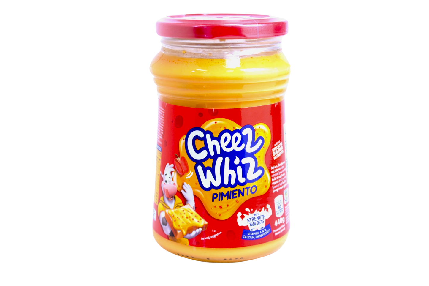 Kraft Cheez Whiz Pimiento 440g