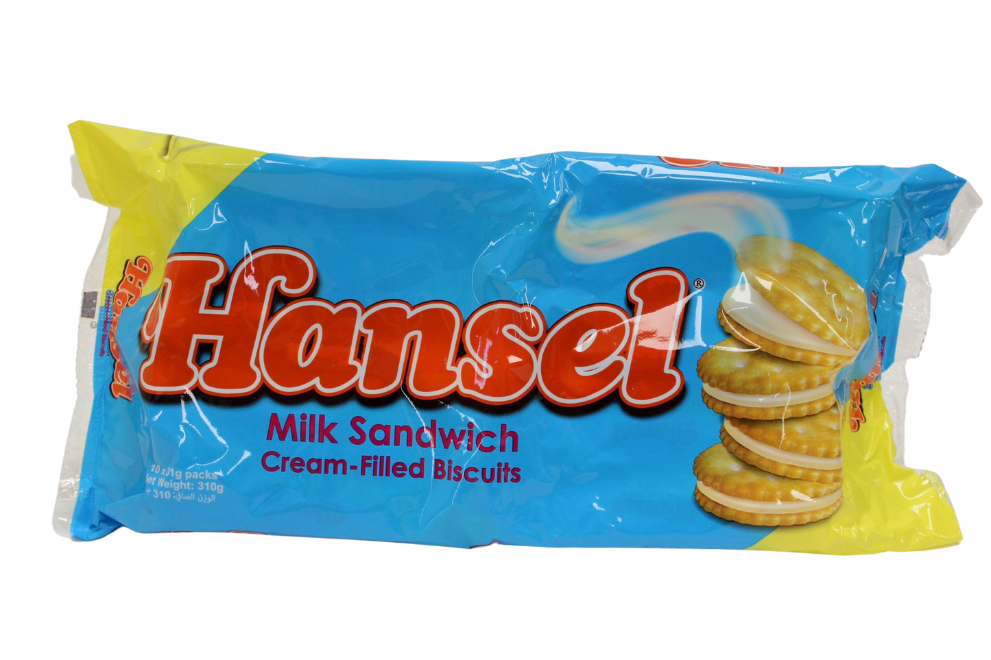 Hansel Milk Sandwich Cream-Filled Biscuits 10pk