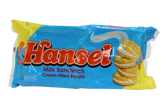 Hansel Milk Sandwich Cream-Filled Biscuits 10pk