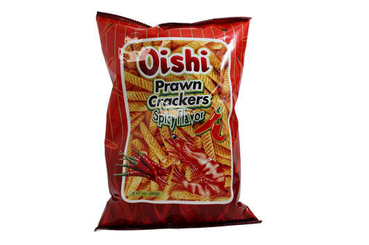 Oishi Prawn Crackers Spicy Flavor 90g