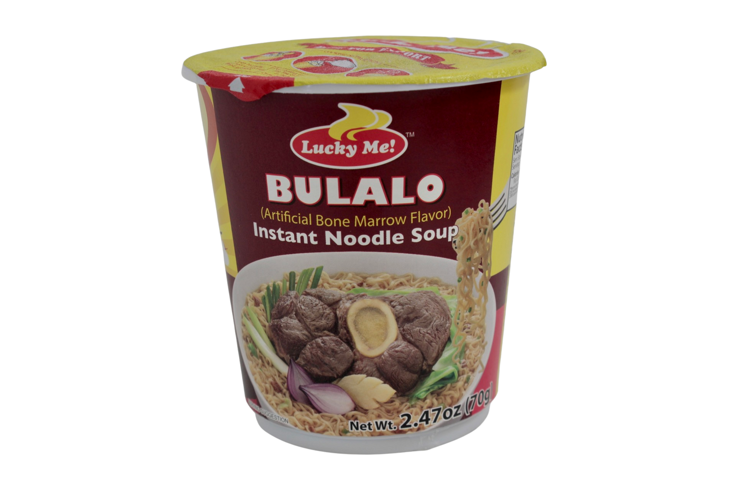 Lucky Me Bulalo Instant Noodle Soup (Artificial Bone Marrow Flavor) 70g