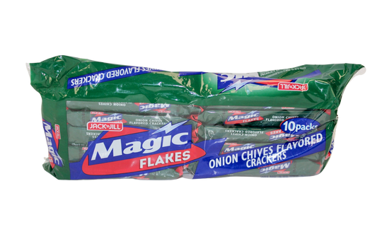 Jack N Jill Magic Flakes Onion Chives Flavored Crackers 10pk 280g