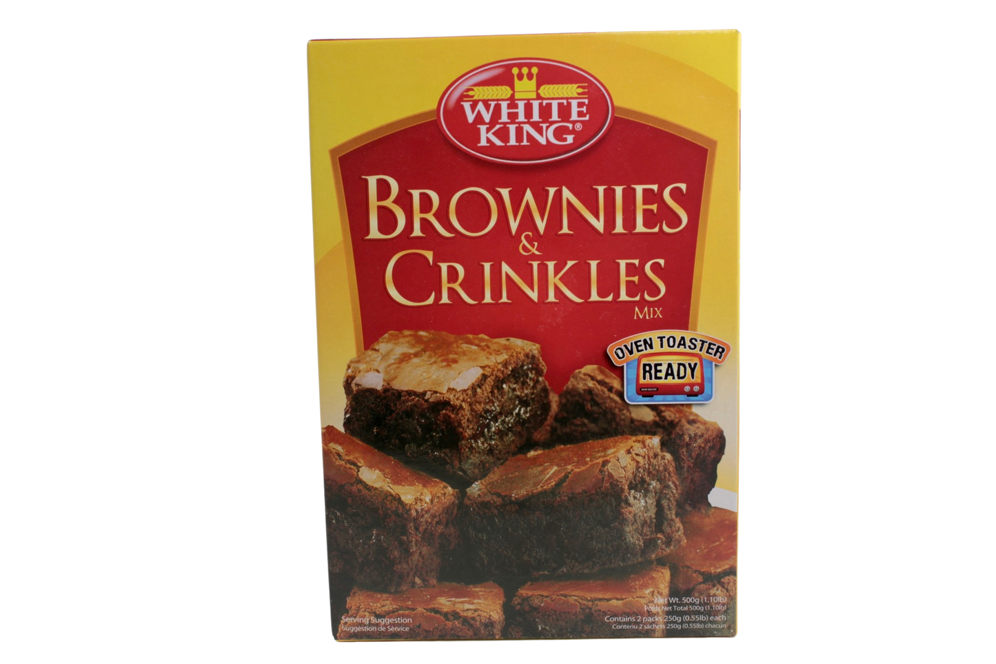 White King Brownies & Crinkles Mix 500g