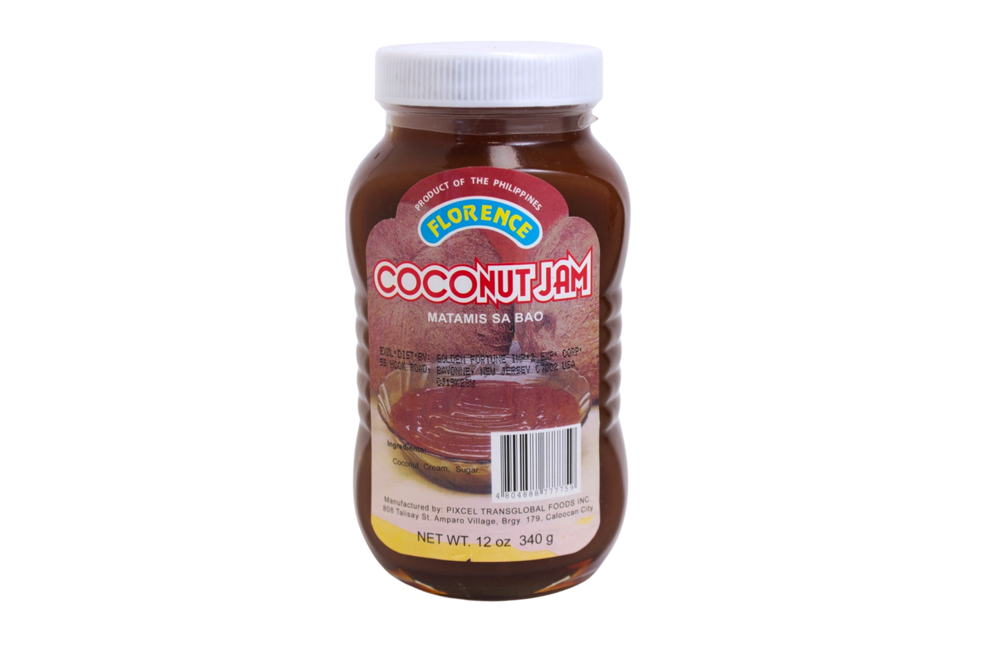 Florence Coconut Jam Matamis Na Bao 340g