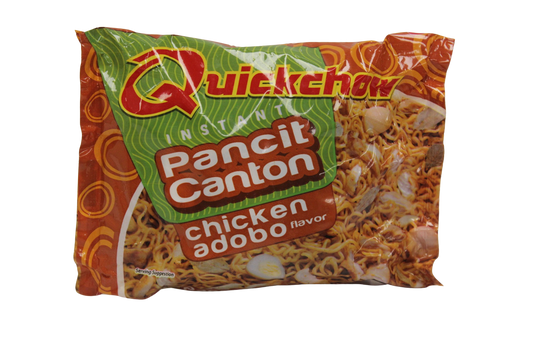 Quickchow Instant Pancit Canton Chicken Adobo Flavor 65g