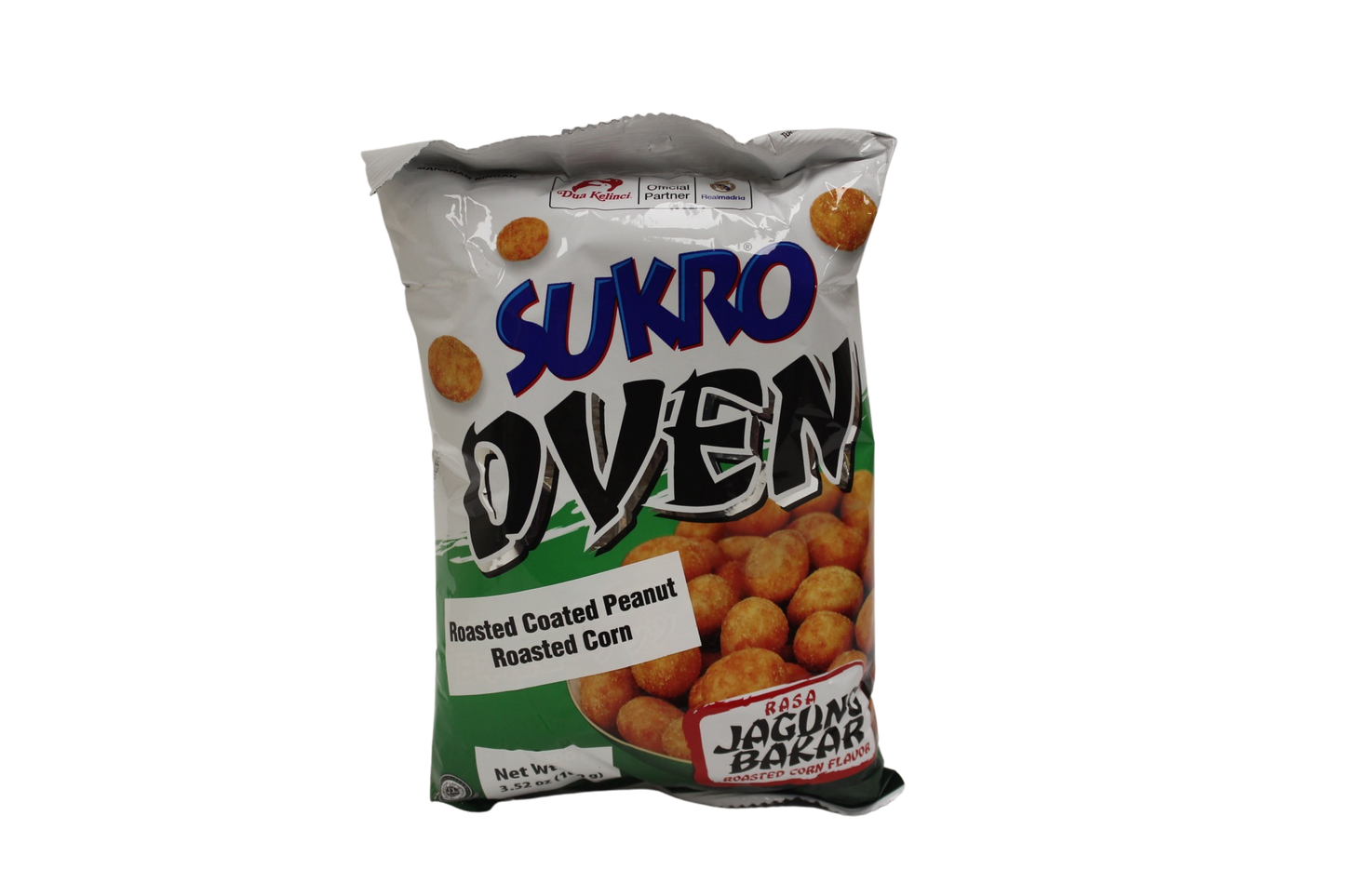 Sukro Oven Roasted Coated Peanut (Roasted Corn Green) 100g