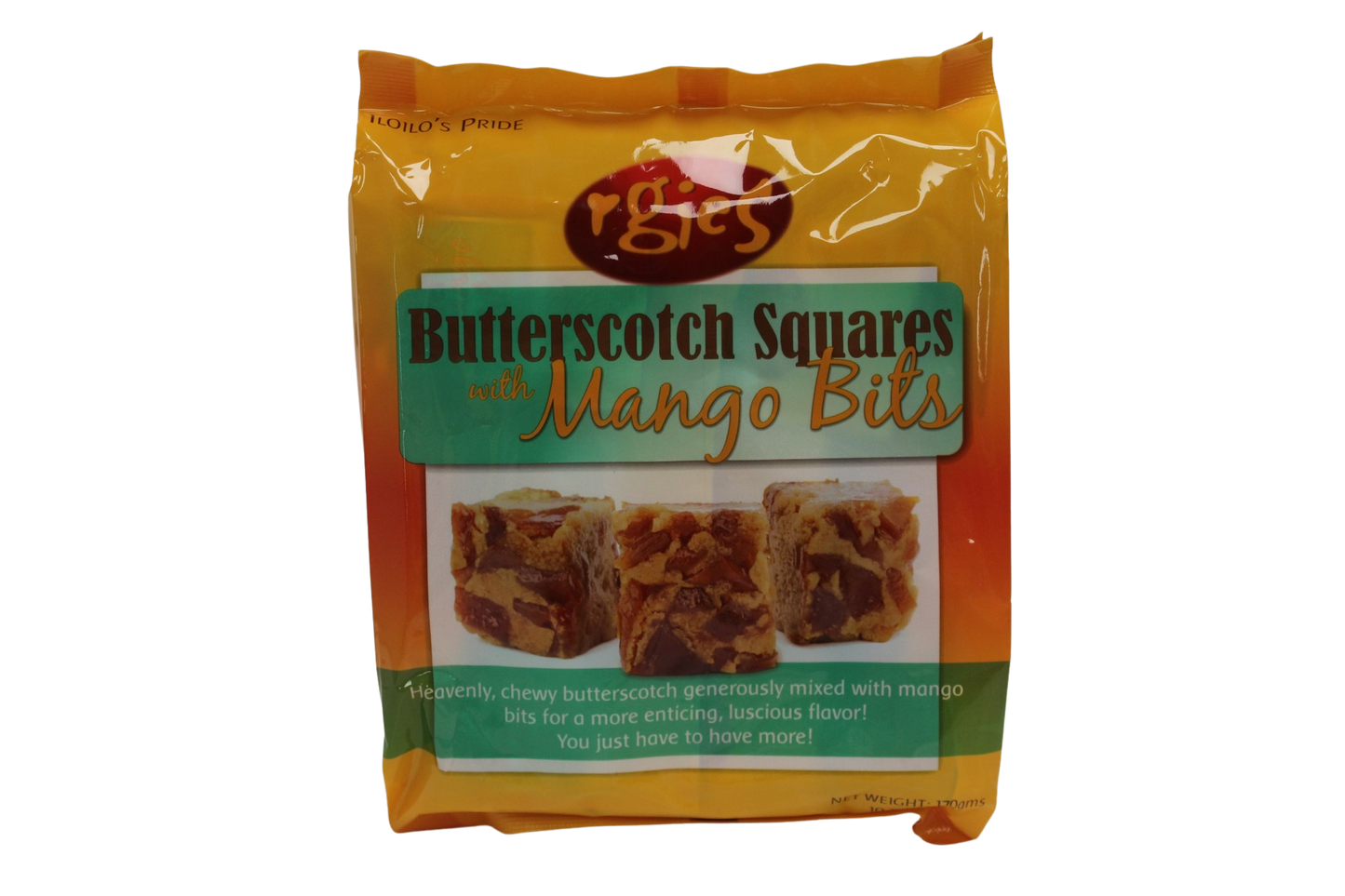 Rgies Butterscotch Squares Mango Bits 170g