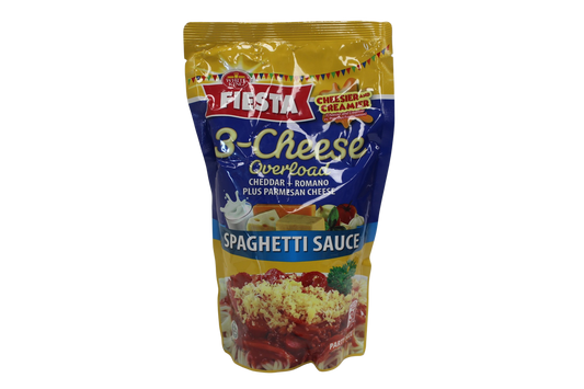 White King Fiesta 3 Cheese Overload (Cheddar Romano Parmesan) Spaghetti Sauce 900g