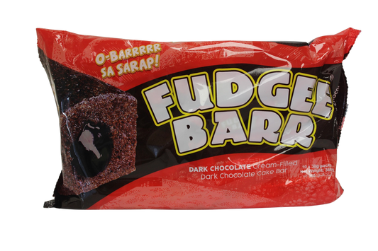 Rebisco Fudgee Barr Dark Chocolate Bar 380g