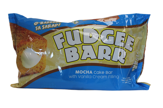 Rebisco Fudgee Barr Mocha Cake Bar With Vanilla 380g